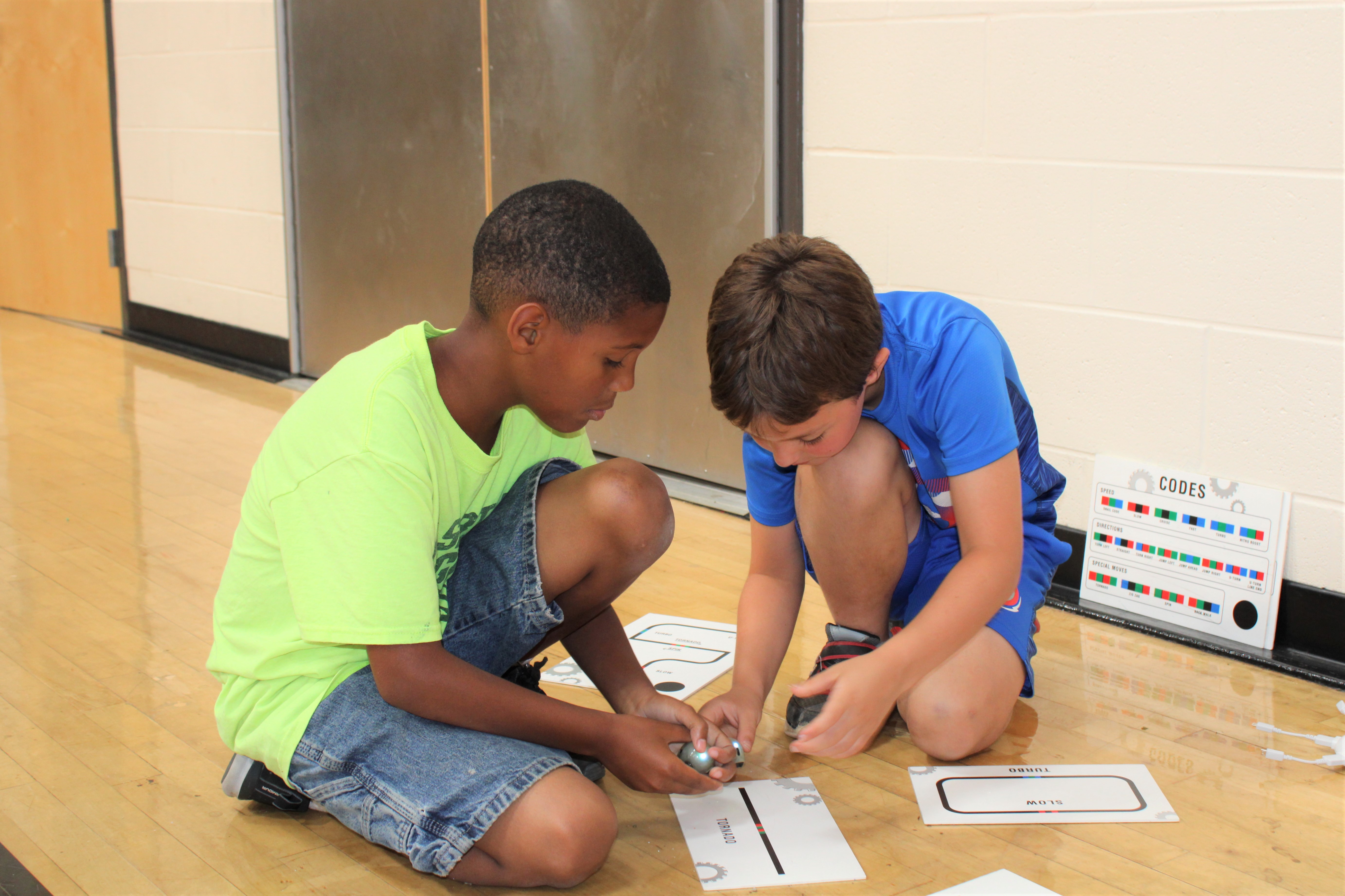 Student Coding Robots